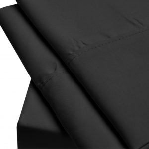 Sábana Luxurious; King; Negro Black