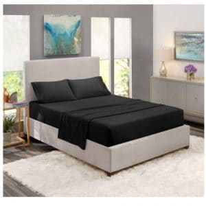 Sábana Premium Beku Home; Plaza 1 1/2; Negro Noche
